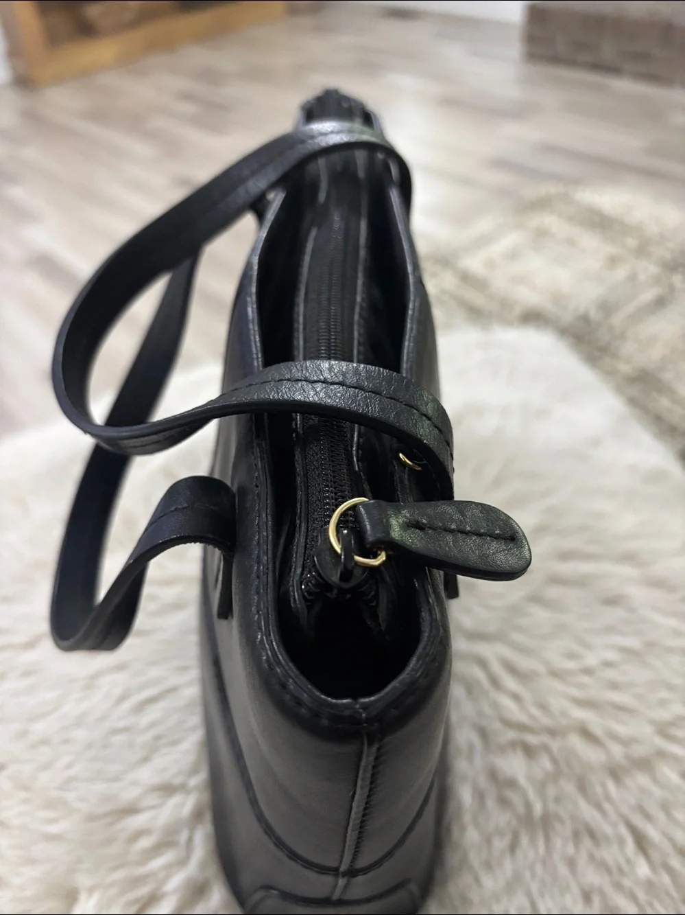 Etienne Aigner Black Leather Mini‎ Tote Classic Handbag